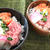 マグロ&サーモンたたき丼