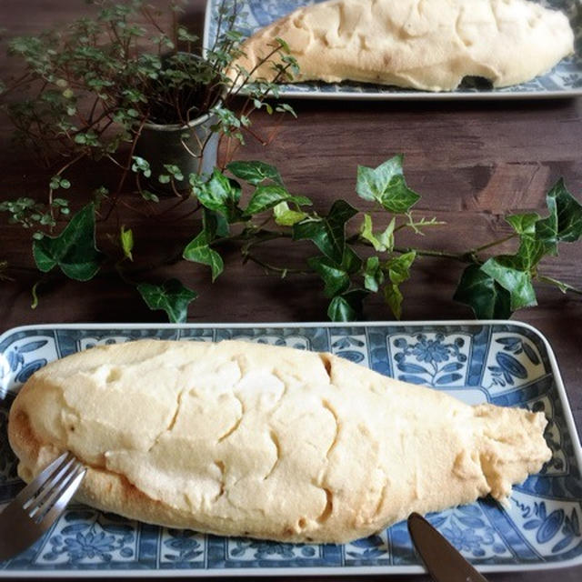 アジの塩釜焼き♪ お皿のチョイスを間違えた件！