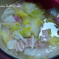 ベーコンと白菜の塩蒸し