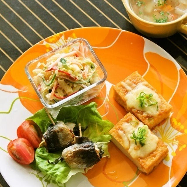 イワシの梅しそ巻き