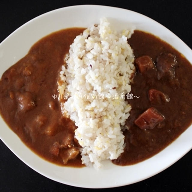 キタノセレクション「大人のためのカレー」チキン&ビーフ食べ比べ。