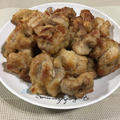 鶏もも肉の唐揚げ♪ じゃがいもとベーコンのバターソテー♪