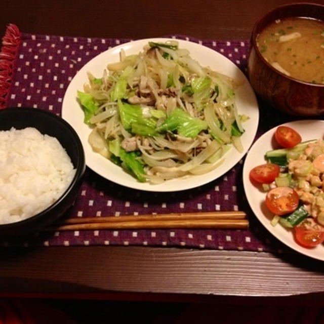 肉野菜炒め