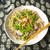 オイルサーディンと水菜の和え蕎麦