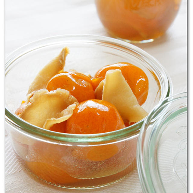 圧力鍋で簡単！金柑のはちみつしょうが煮　【風邪予防・美肌・喉の痛み、咳・血流改善・血管強化】