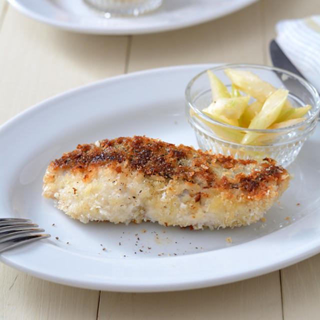 サワラの香草マヨパン粉焼き。【マヨで衣づけ・揚げもOK】のごはんの日。