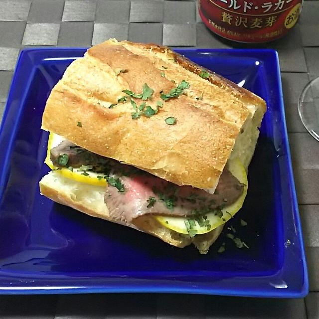 ☆ローストビーフのサンドイッチ☆