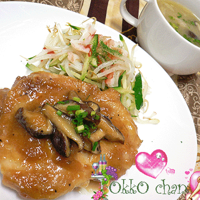 鶏肉の甘辛味噌焼き …  to 肉団子の味噌スープ ☆