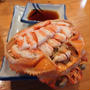 山形・酒田市の｢御すし処正の弥｣で蟹とちらし寿司