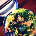困ったときの卵とじ「みつ葉とツナの卵丼」