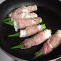 オクラ肉巻き焼き
