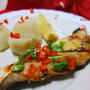 ブリのビザ風♪魚焼きグリルで焼いて＆クリスマスツリー