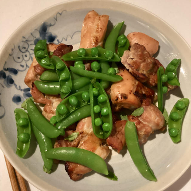完熟スナップエンドウは甘い
