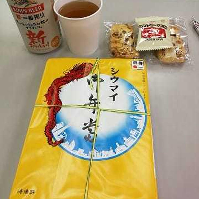 今年の夏2回目の崎陽軒「シウマイ弁当」 / それぞれのお家のキューちゃん漬け