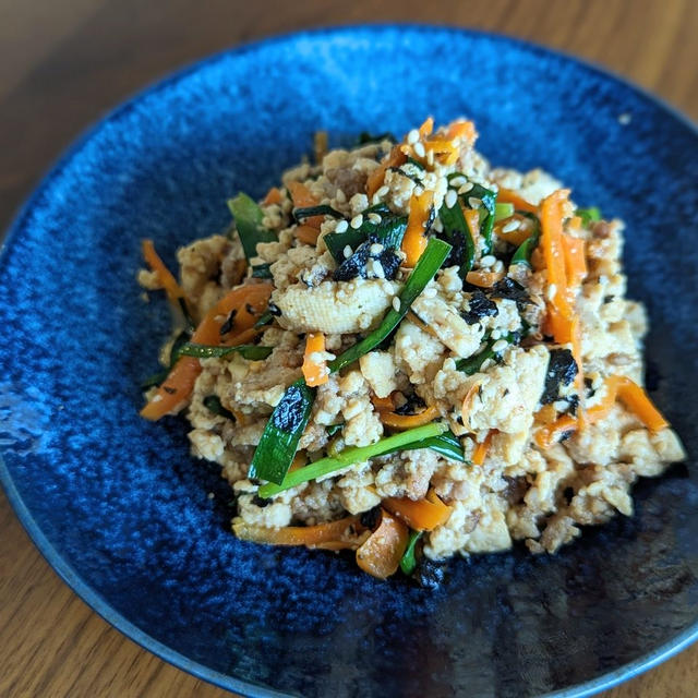 【やみつき☆韓国風炒り豆腐】水切り不要！簡単ヘルシーな旨辛おかず