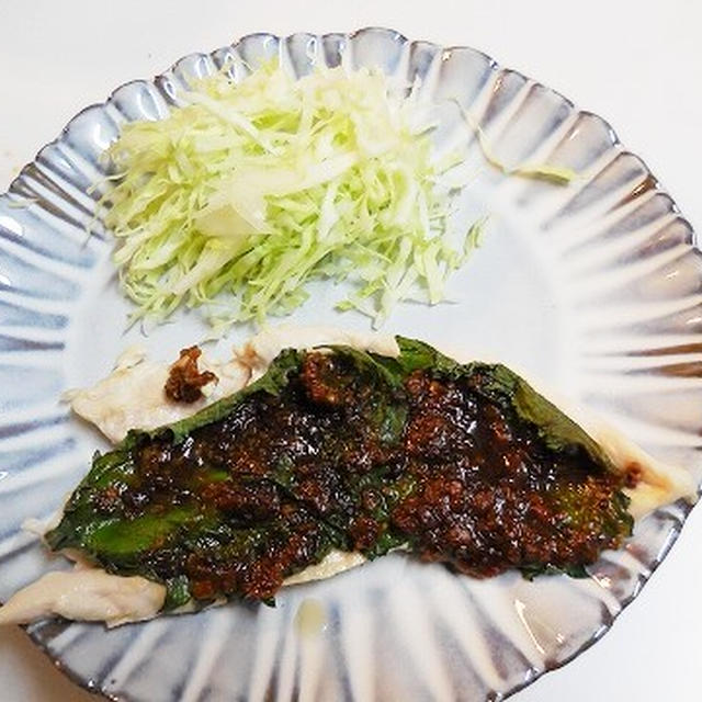 ささみのみそマスタード焼き♪