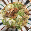 ぐんま県産キャベツで「キャベツと鶏モモ肉の味噌炒め」