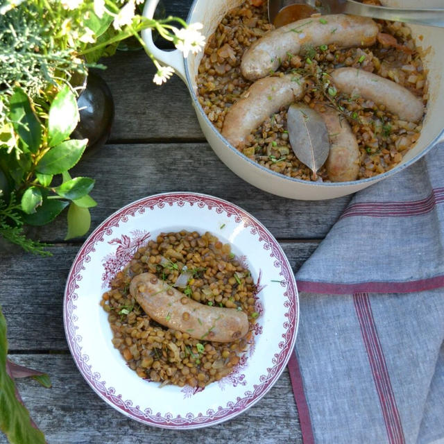 Sausage and Lentil ソーセージとレンズ豆