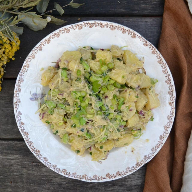 Potato Salad with Tahini Dressing 胡麻風味のポテトサラダ