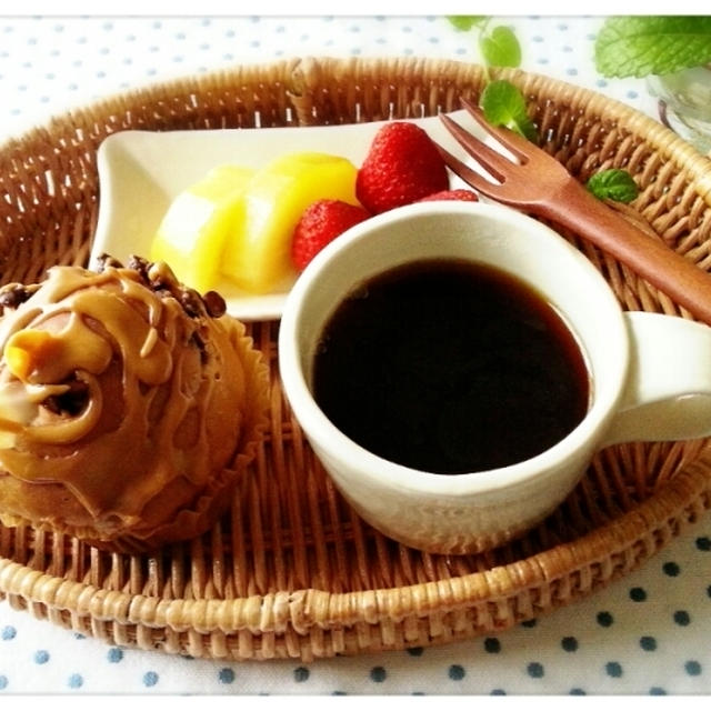 止められない♪止まらない♪大好き珈琲パンでぼっちモーニング♡(*￣∇￣*)