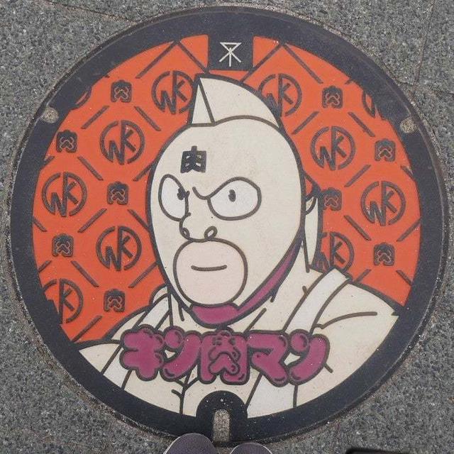 キン肉マンマンホール、大阪市でマンホールウォッチング♪#最近撮った写真は