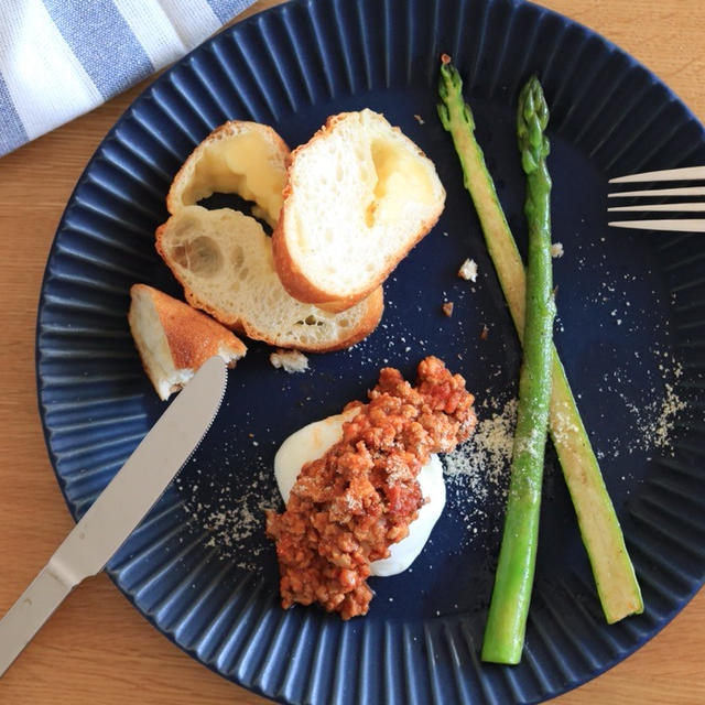 余ったミートソースの朝食アレンジ