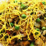 ■朝ご飯【菜園収穫野菜と竹輪のチャーハン】チャチャっと出掛け前の朝は有る物で＾＾