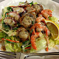 Lemon Marinated Seafood Salad with Sesame Dressing