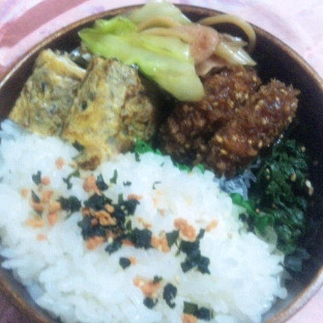 実はお弁当頑張ってます