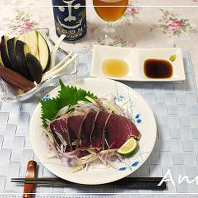 ☆赤オクラ＆白ビール☆