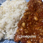 日曜日は西宮マリーナにお散歩に行ったｖ・。・Ｖ わん♪　夕食は簡単に大豆とトマトのキーマカレー