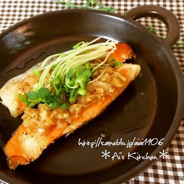 美味しすぎる♡冷凍鮭で作る簡単スパイシームニエル♡