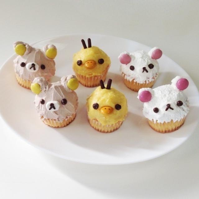 リラックマカップケーキ By ありちゃんさん レシピブログ 料理ブログのレシピ満載