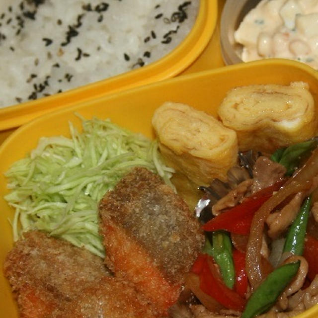 11月29日　　サーモンフライ弁当