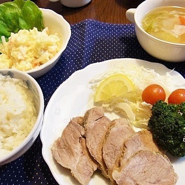 簡単ローストポーク　＆　カップ麺が作れない(・_・;)