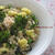 ★チンゲン菜花の玄米炒飯