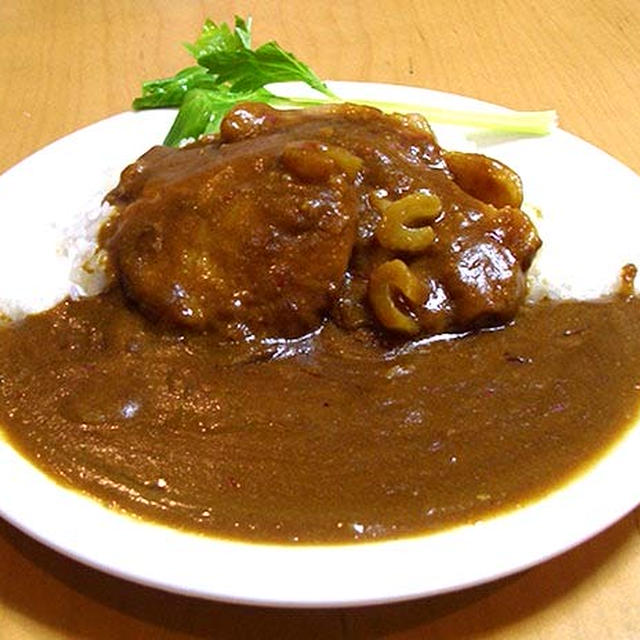 ■豚肉の味噌セロリカレー