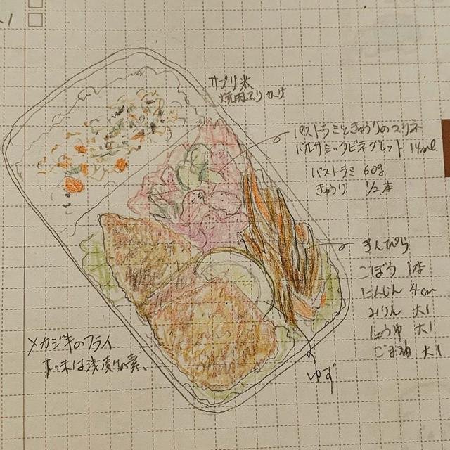 明日のお弁当も楽しみって言われたから