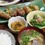 長ネギの豚肉巻き照り焼き　と　お総菜献立♪