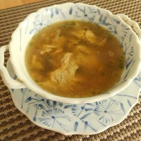 目からウロコのわかめスープ