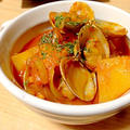 32種類の野菜のとろ実でアサリのスープ♪レシピ