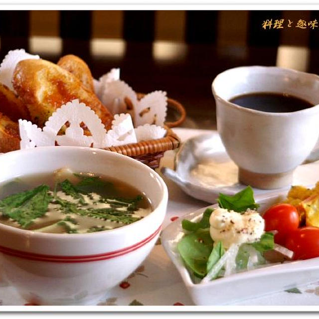 「THE・朝ご飯」簡単に一人ご飯です。
