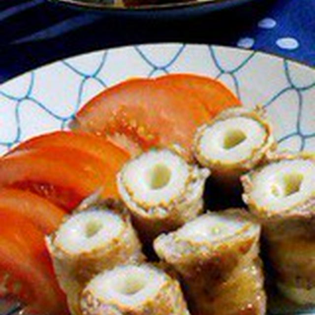 「ちくわの豚肉巻き」