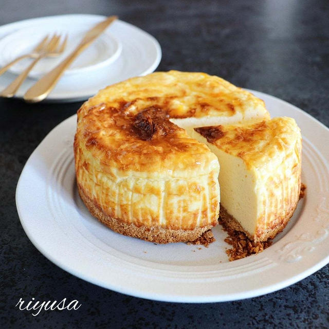 褒められおやつ♩至福のベイクドチーズケーキ