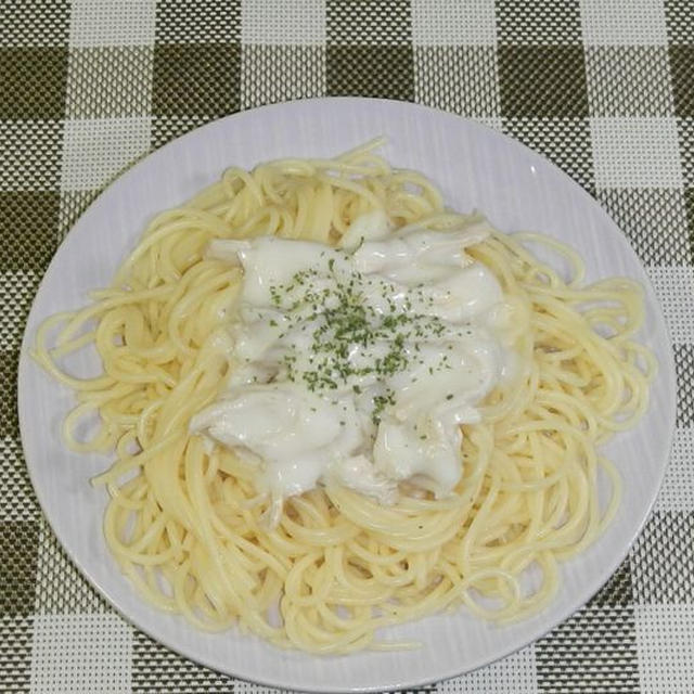 予備　蒸し鶏のパスタ