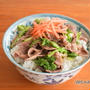 春キャベ牛丼