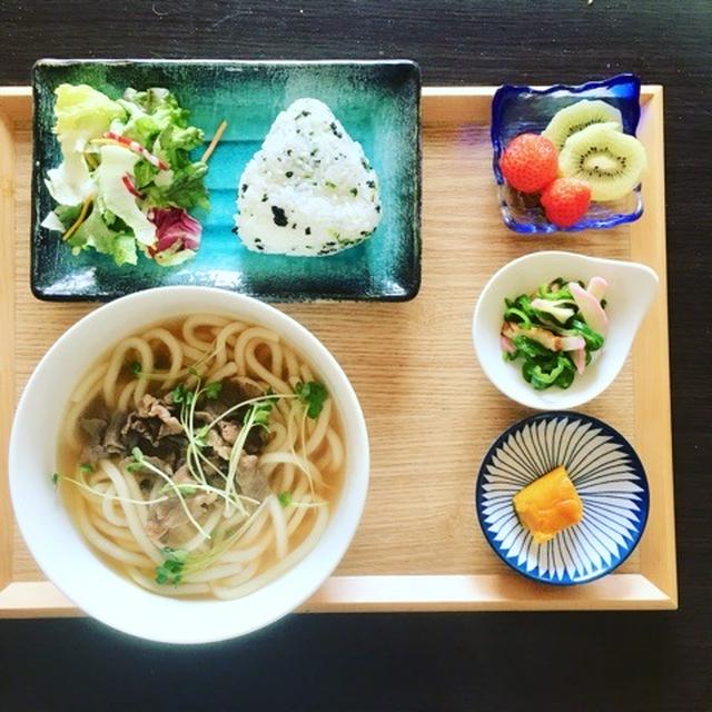肉うどん定食♡