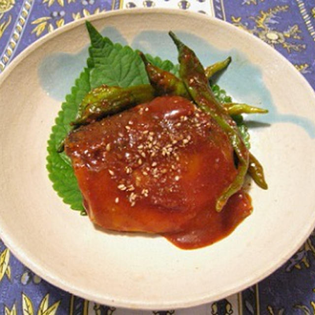さばのコチュジャン煮