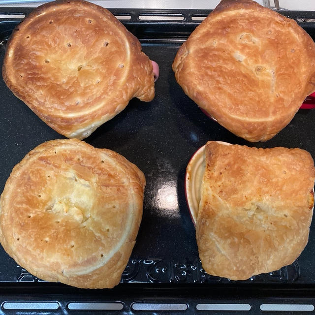 子どもに大好評だったチキンポットパイ♡