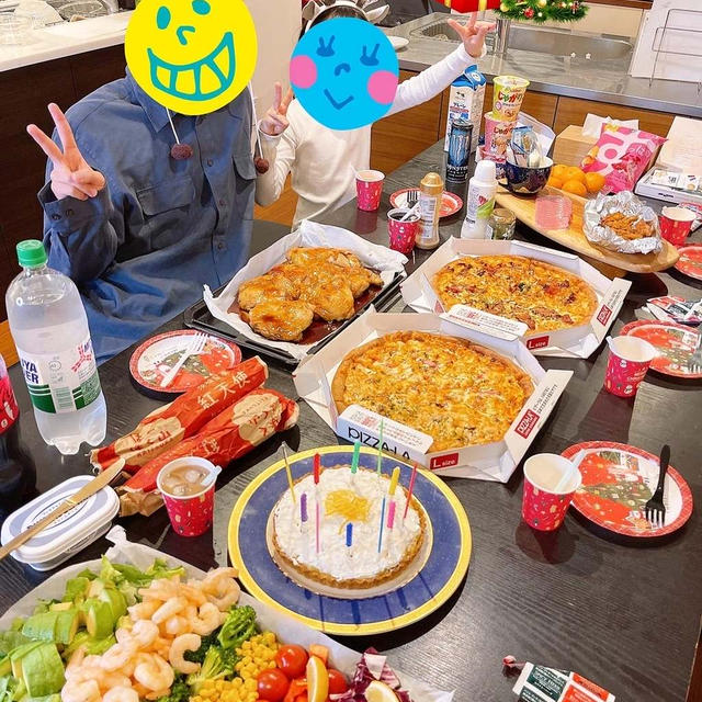 はる兄のお友達の大学合格パーティーをしました〜！！